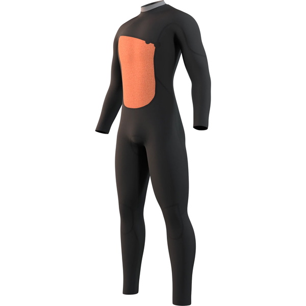 Mystic Heren The One 3/2mm Gbs Ritssluiting-vrij Wetsuit 35000.2301233 - Black